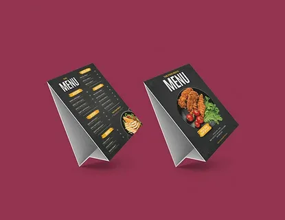 Custom Table Tents: Boost Your Brand Visibility