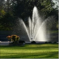 3/4 hp pond fountain
