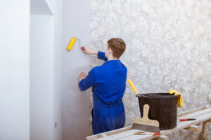 professional wall paper installation in Rawalpindi home interior design